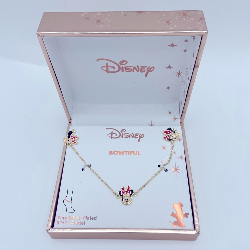 Disney Minnie Mouse Ankle Bracelet New